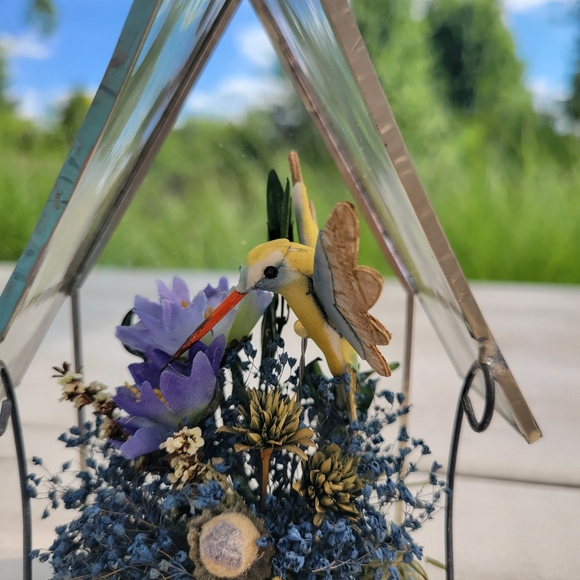 Other - Decorative Birdhouse ~ Hummingbird ~ Iridescent ~ Pretty! ~ Handcrafted